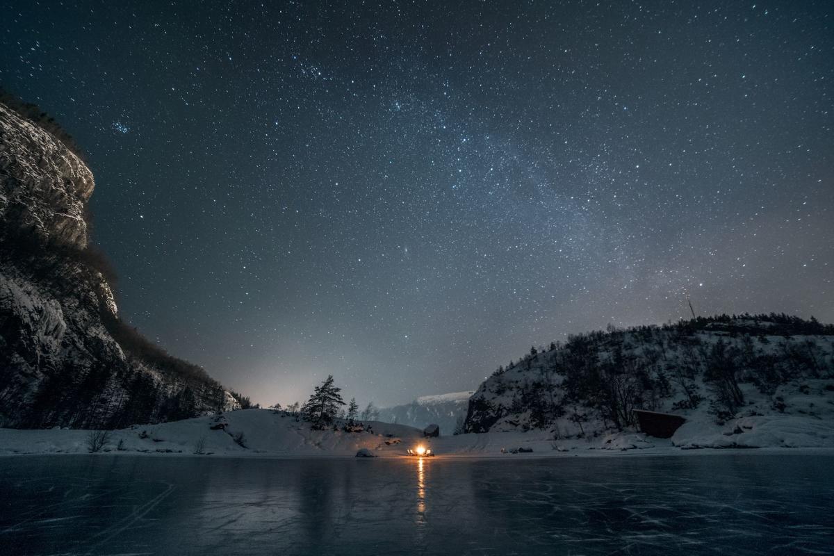 Ice skating in Nordfjord | Winter Without Skis | Stryn | Norway