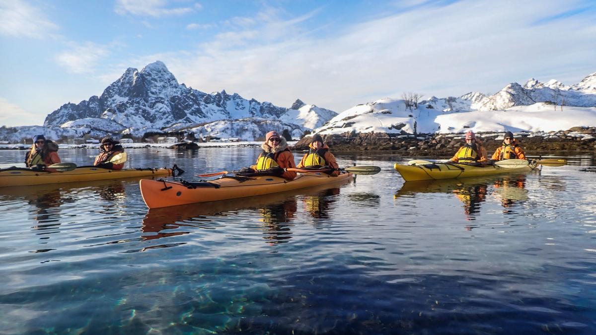 Kayak trip Half day with Lofoten Aktiv Canoeing & Kayaking Svolvær