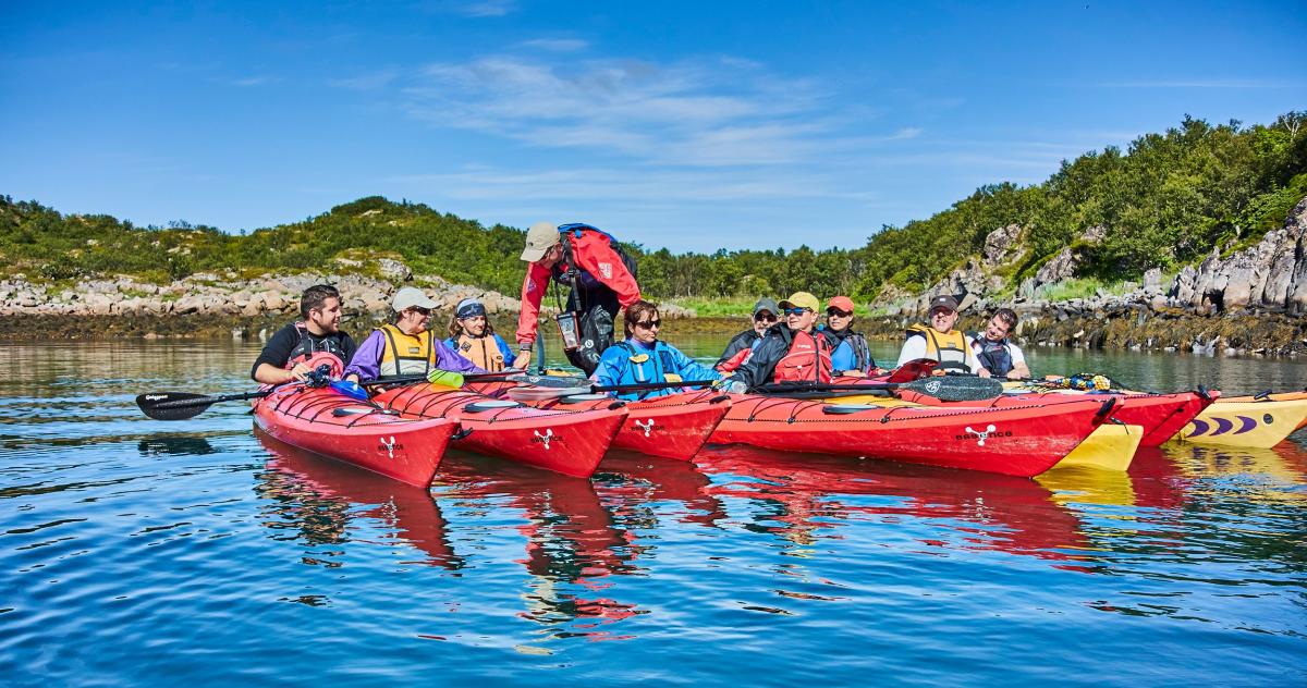 Kayak trip Ringstad Resort Canoeing & Kayaking Straumsjøen Norway