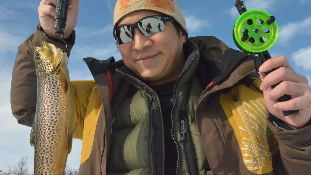 Ice Fishing and Snowshoeing