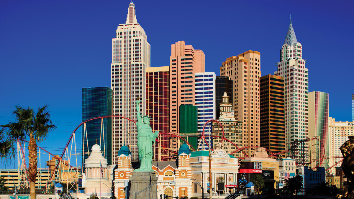 The Big Apple Coaster at New York New York Hotel and Casino