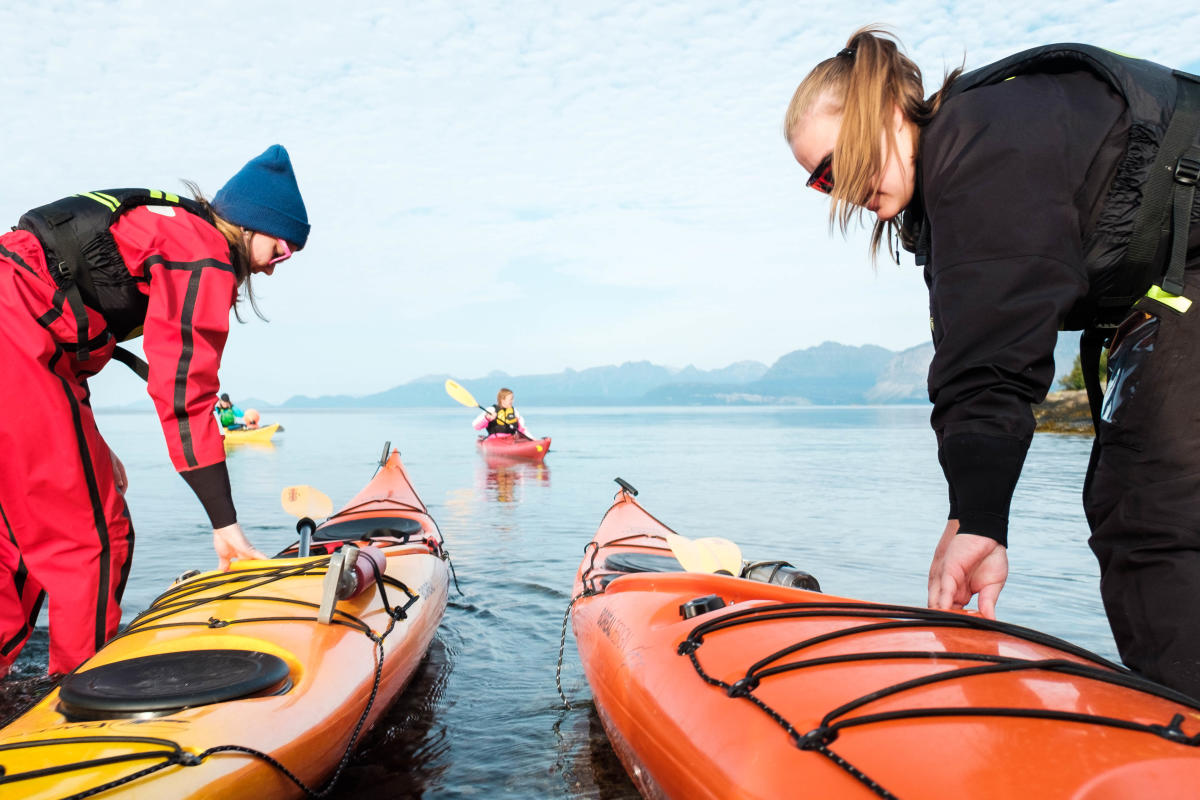 Introcourse for kayaking Canoeing & Kayaking Harstad Norway