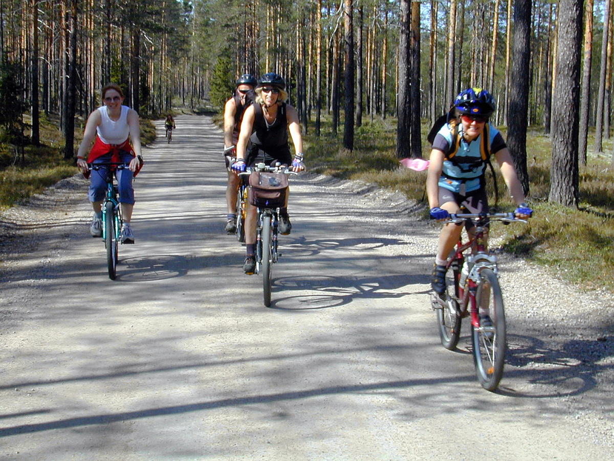 Cycling routes in Våler
