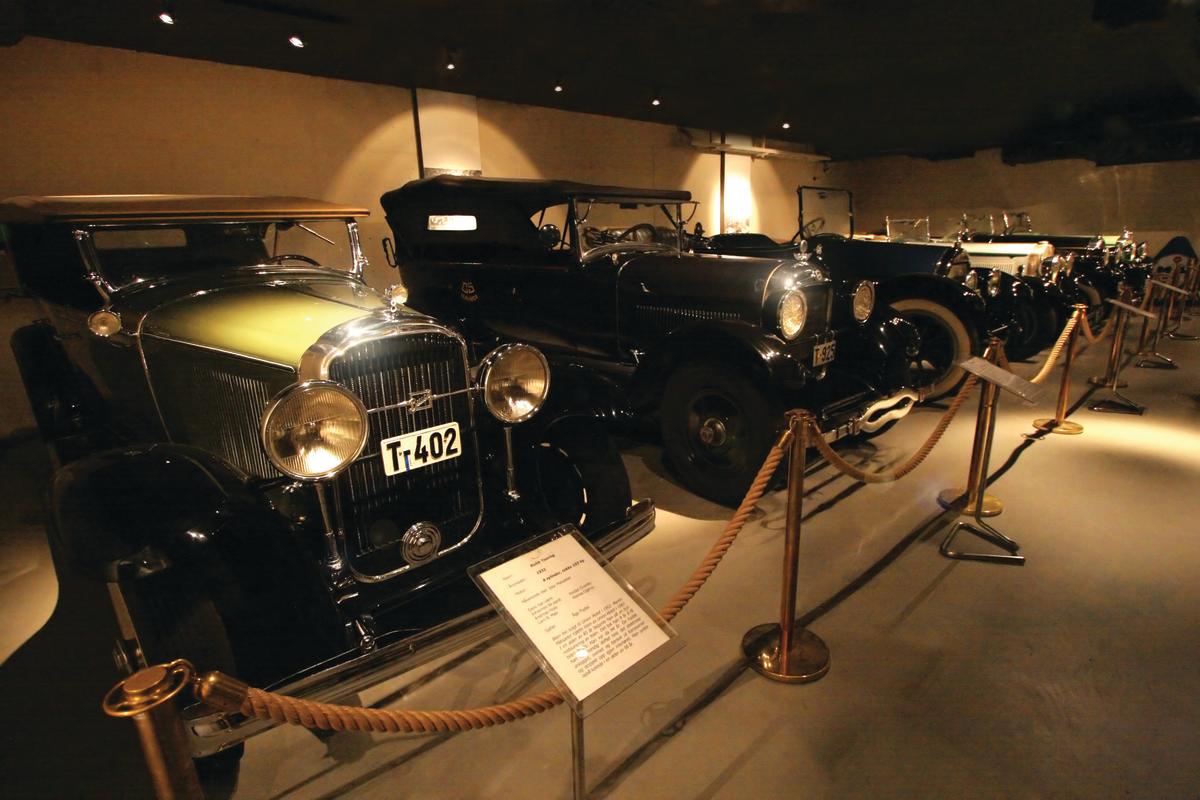 Collection of veteran cars