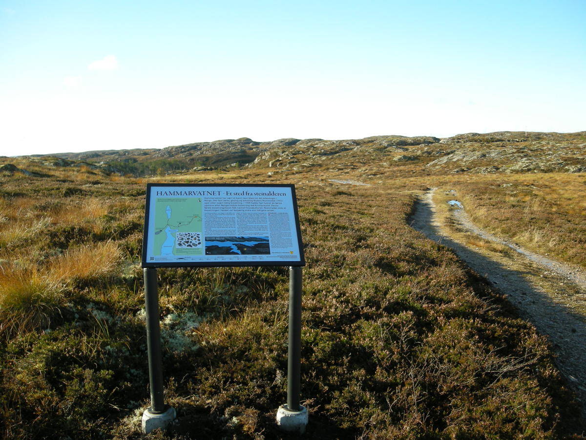 Stone Age settlement at Hammervatnet