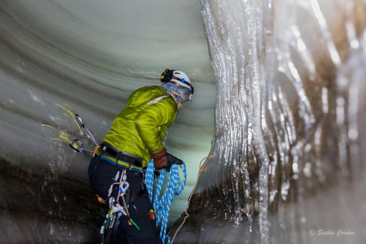 Ice cave Challenge: Ice climbing - Svalbard Wildlife Expeditions