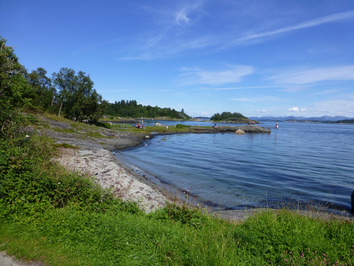 Vaulen badestrand Bathing Stavanger Norway