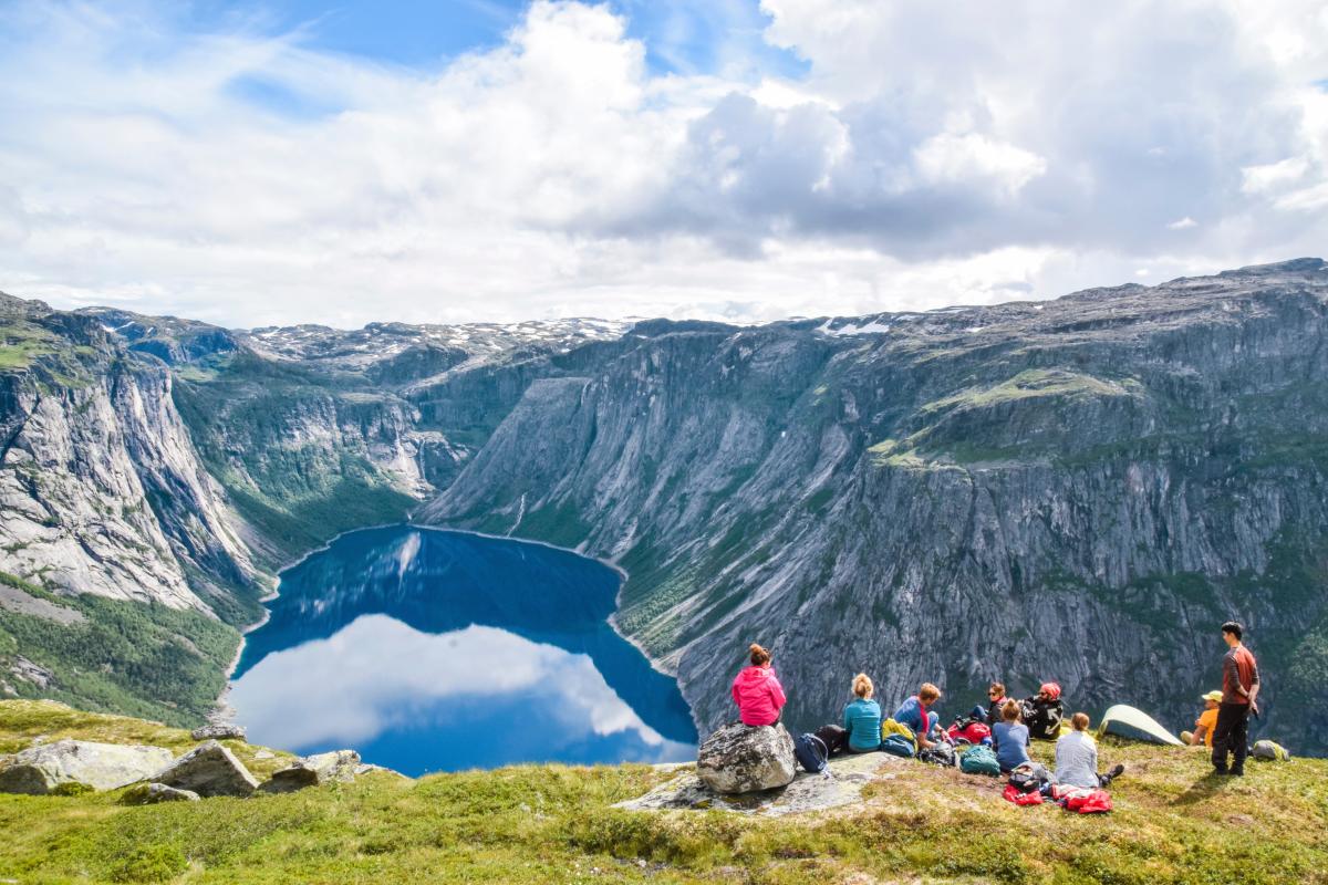 Trolltunga guided overnight hike