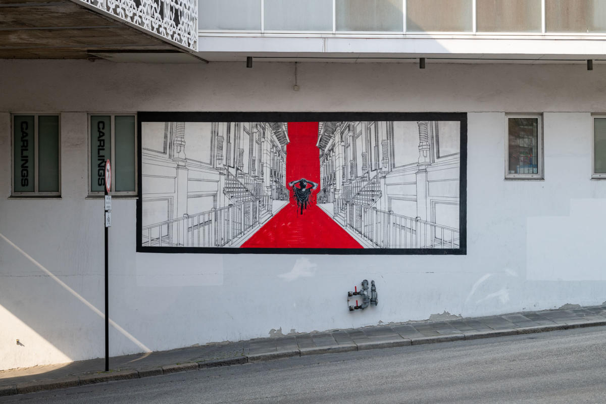 Stavanger Street art: "Untitled" by Logan Hicks
