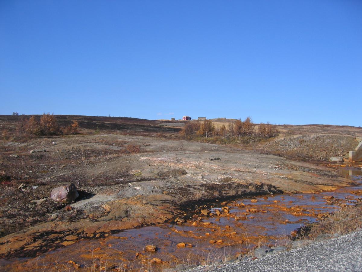 The old mining road to Storwartz Mine