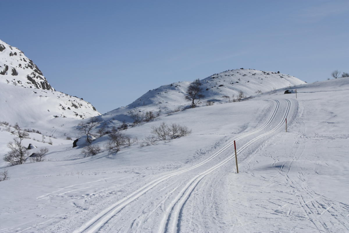 Cross-country skiing in Sirdal