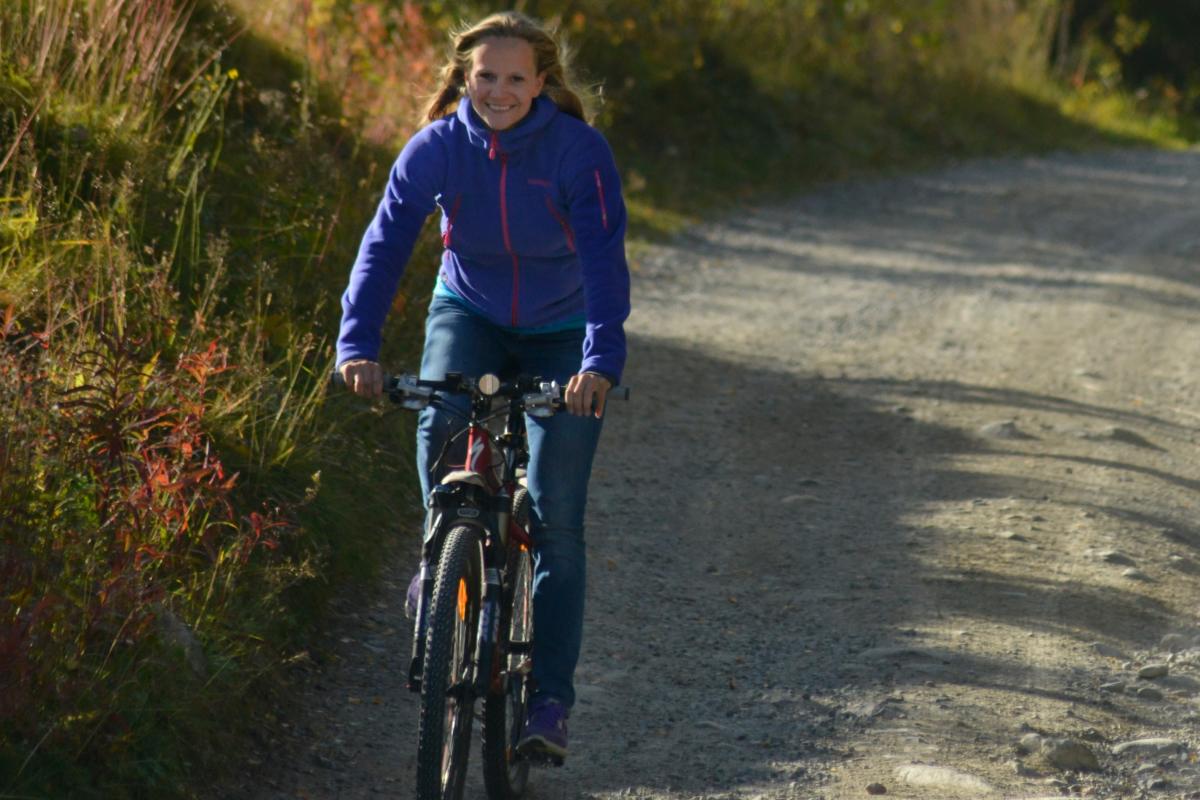The bike trail "Sandvatn rundt"