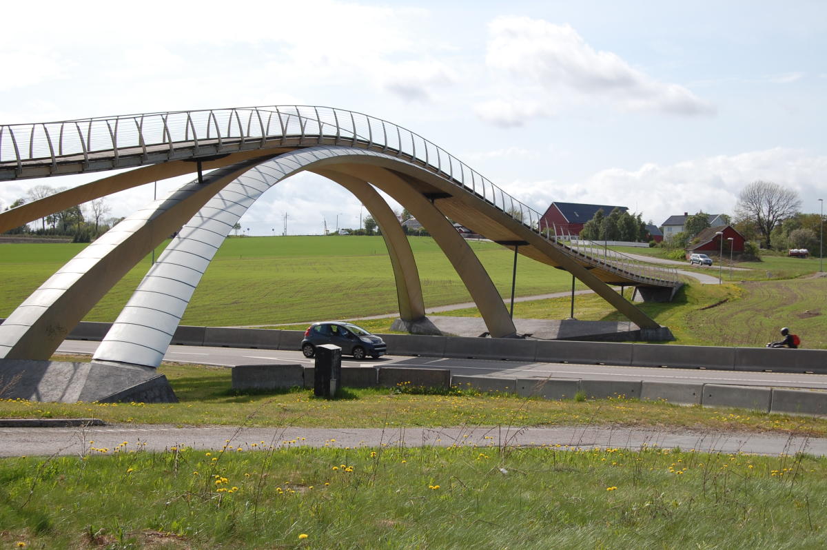Leonardo Bridge in Ås