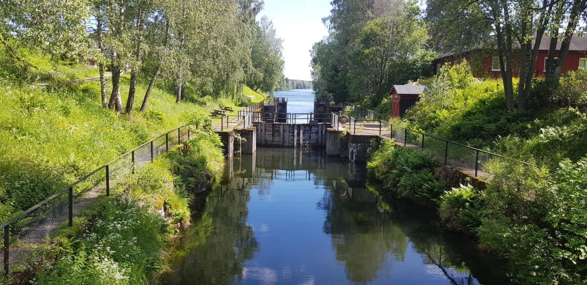 Svanfoss river lock