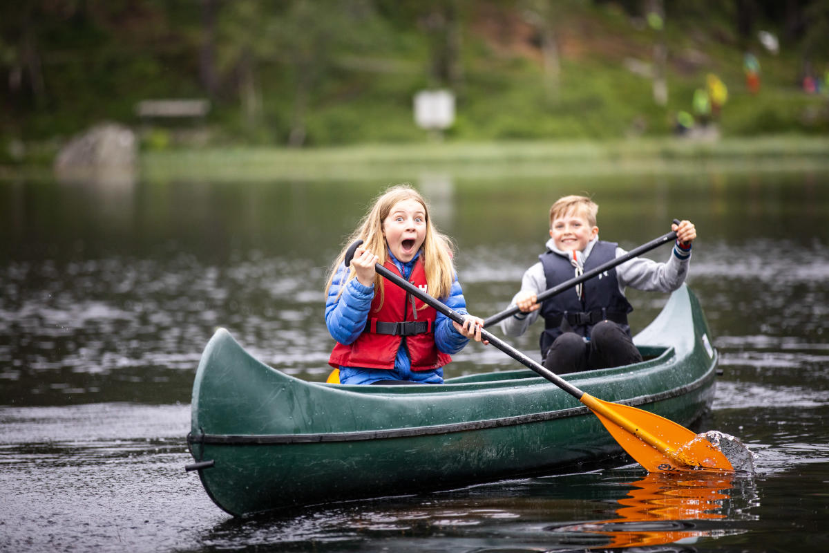 Canoe rental at Mount Fløyen