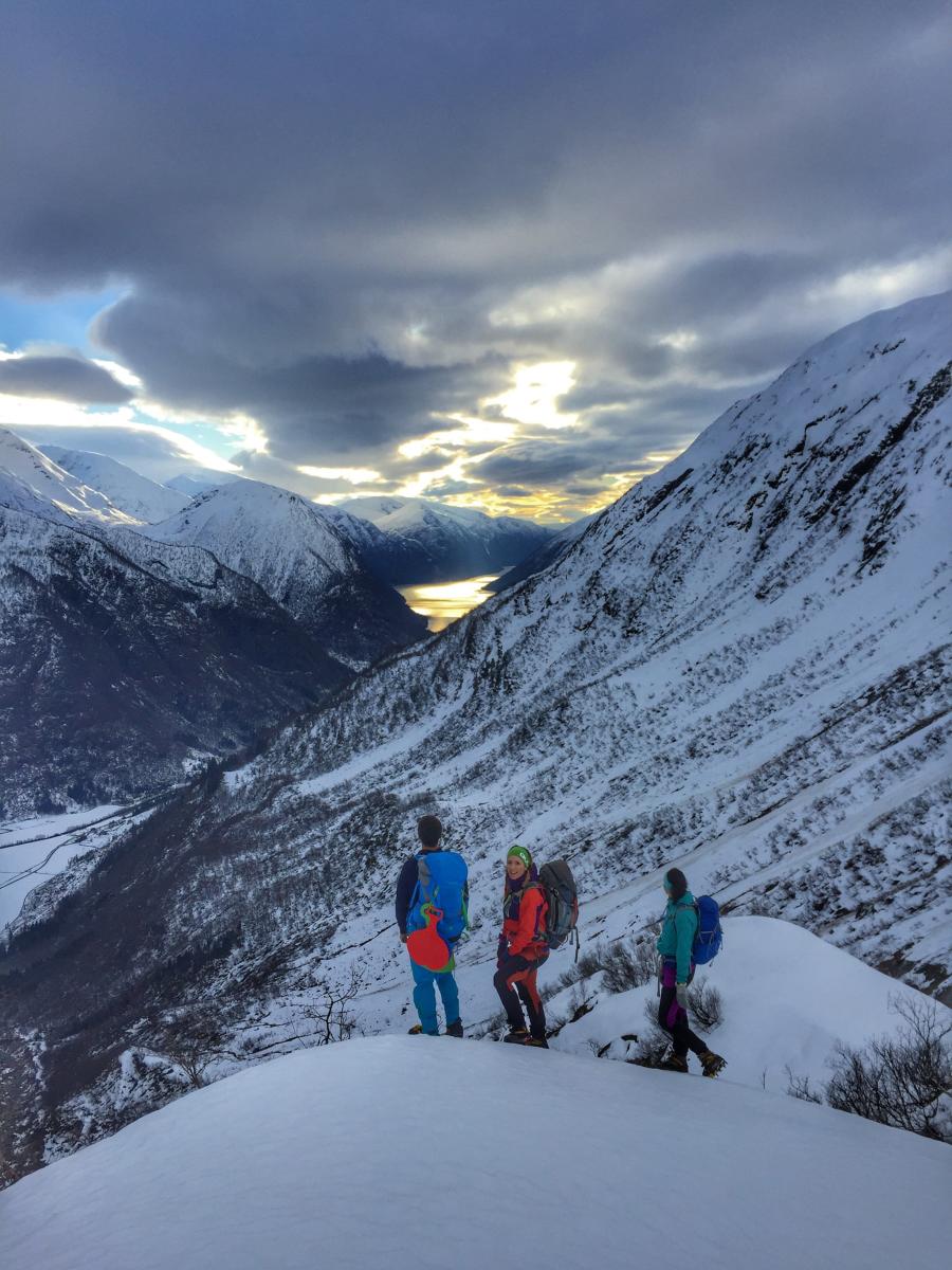 Snowshoe Hike in Fjærland Hiking Fjærland Norway