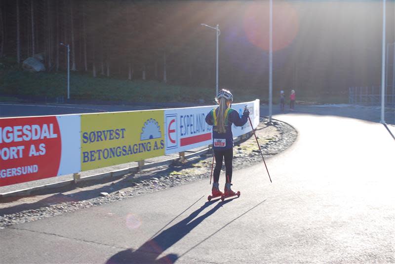 Roller ski track at Vikeså