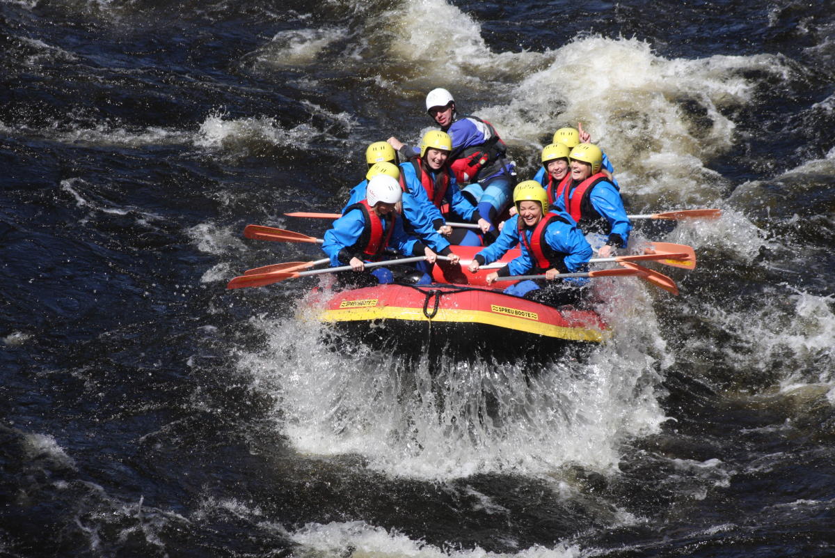 Rafting in the Mandal river - Adventure Norway