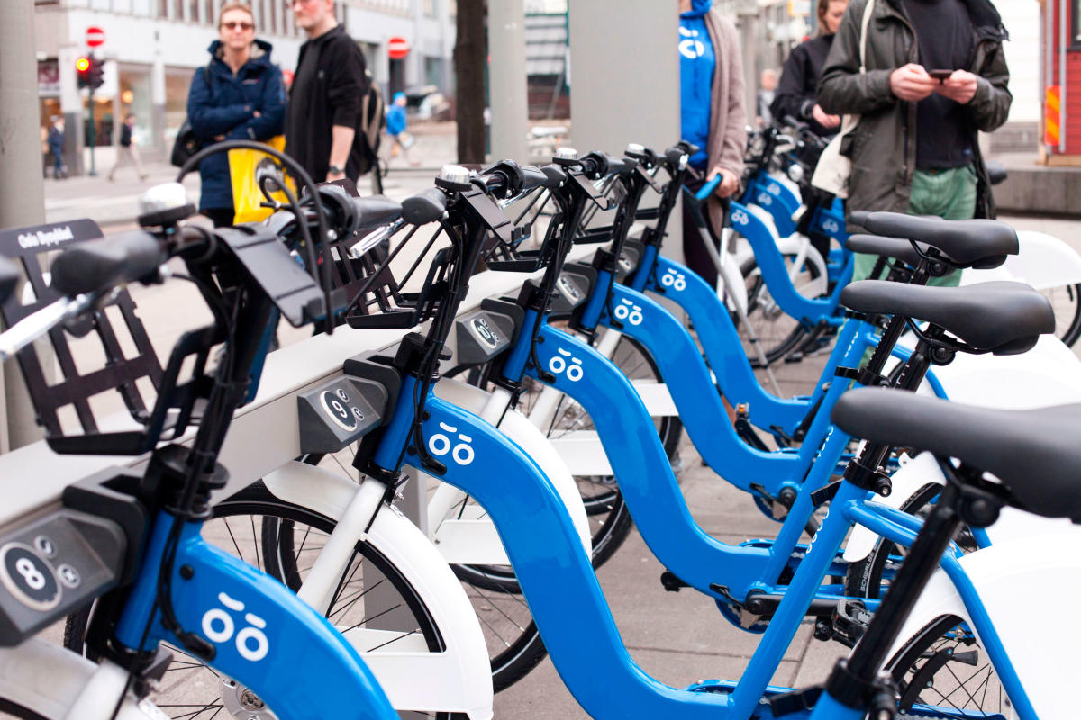 City bikes Oslo Bysykkel Biking Norway