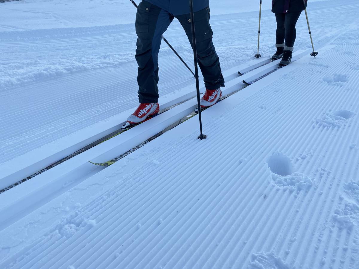 Cross-country skiing in Kvæfjordeidet