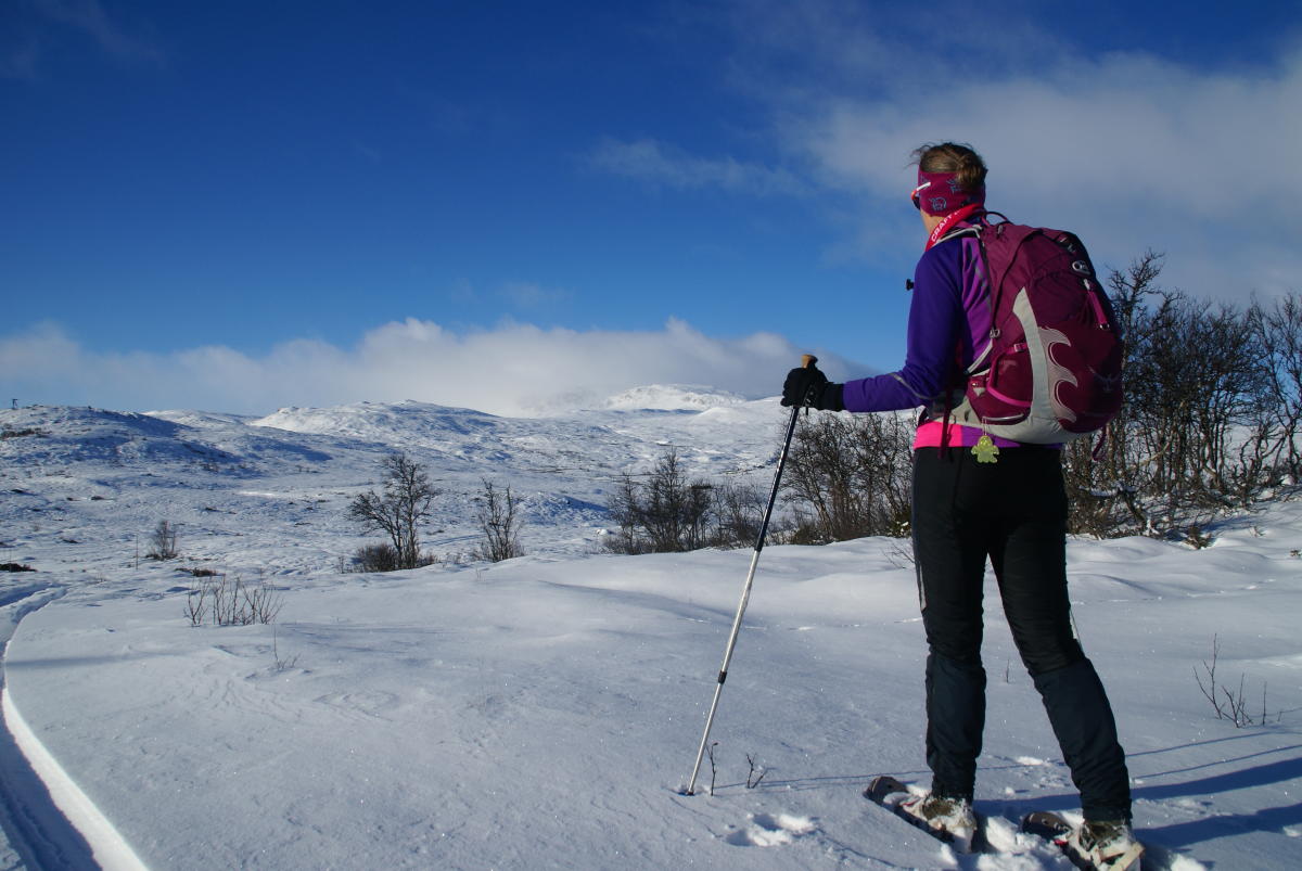 Snowshoe rental at Slaatta Hiking Geilo Norway