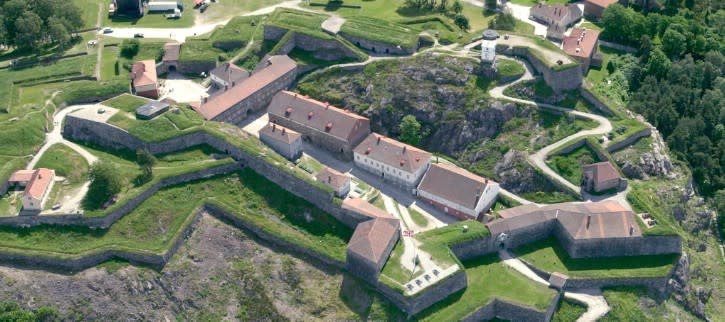 Fredriksten Fortress - The rooftop of Halden