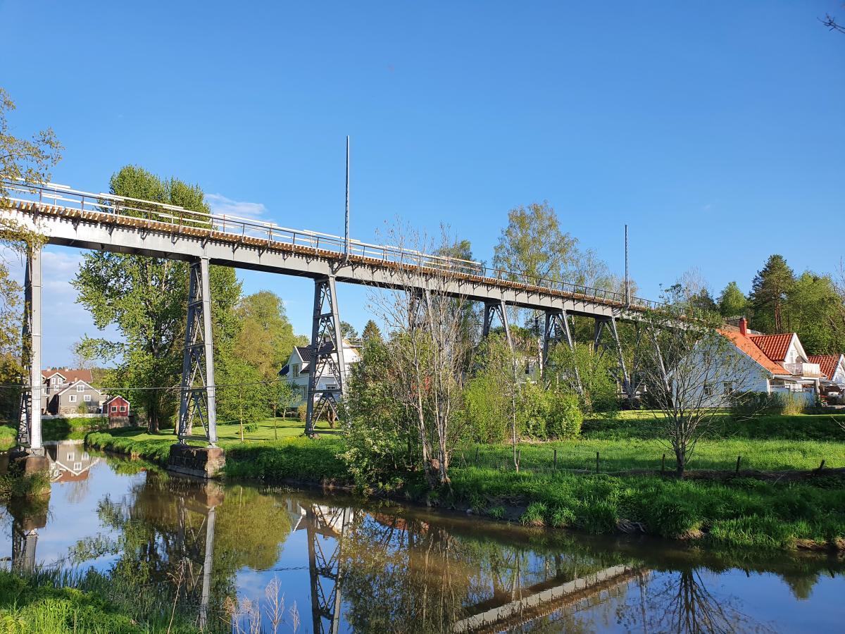 Hølenviadukten og Smaalensbanen | Biking | Hølen | Norway