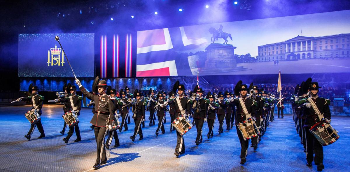 Norsk Militær Tattoo 2024 Shows Oslo Norway