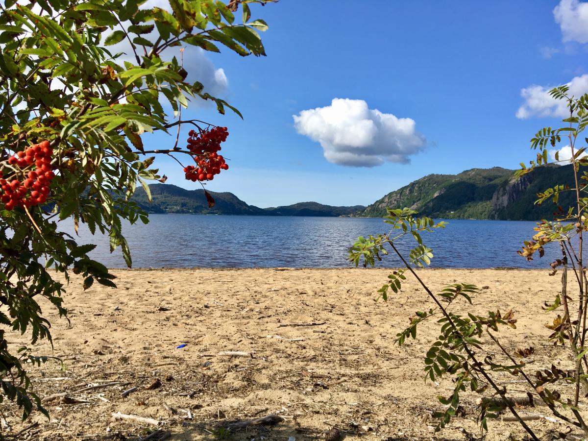 Kvaviksanden beach in Lyngdal