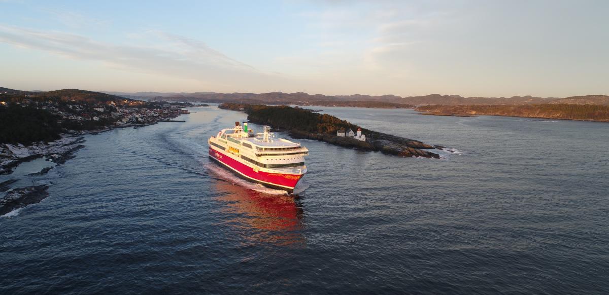 Fjord Line mellom Bergen og Stavanger Ferries & Boats Bergen Norway