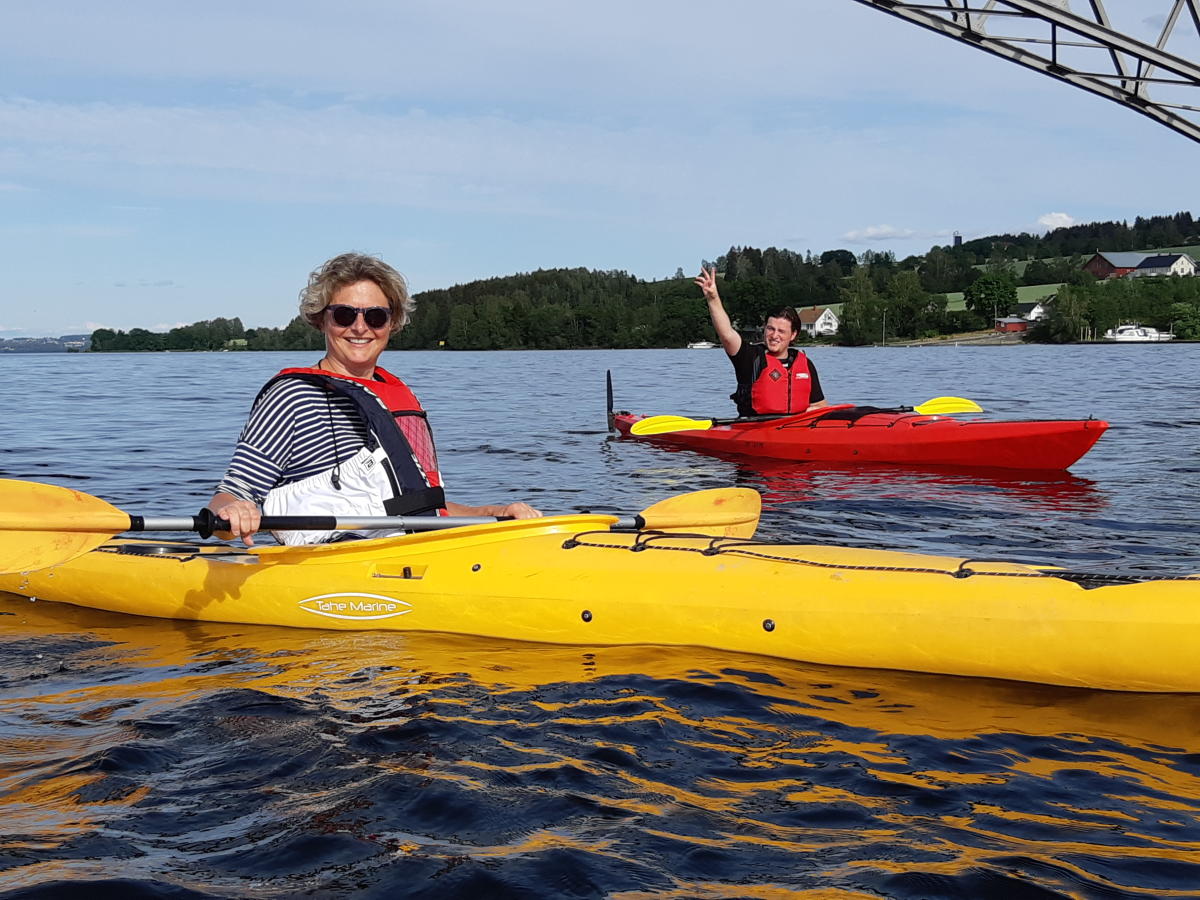Kayaking on lake Mjøsa - Rental, courses and tours