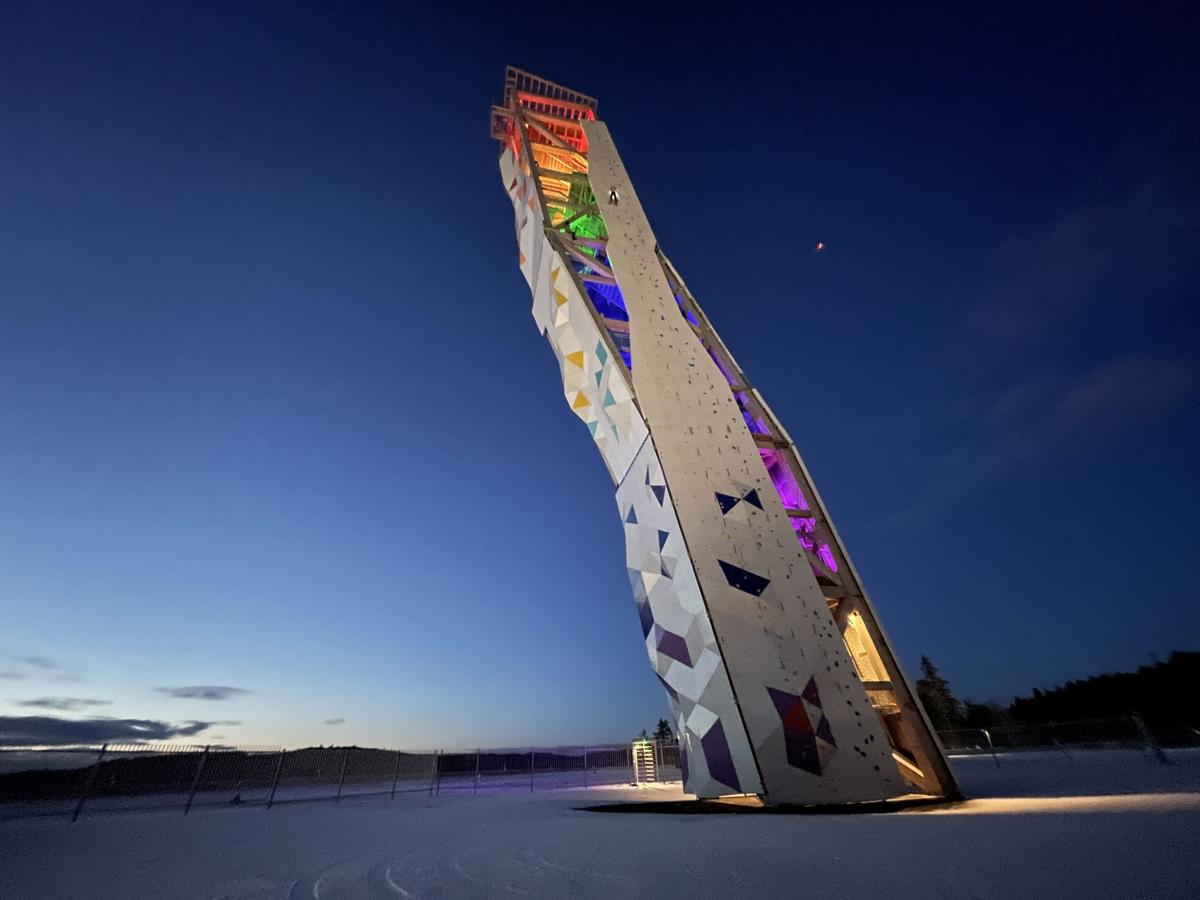 OVER climbing tower in Lillesand