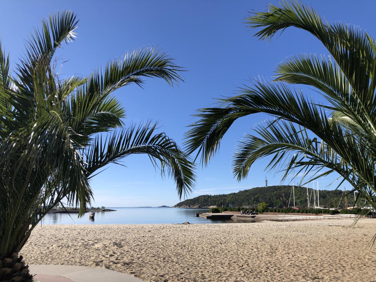 Kristiansand City beach