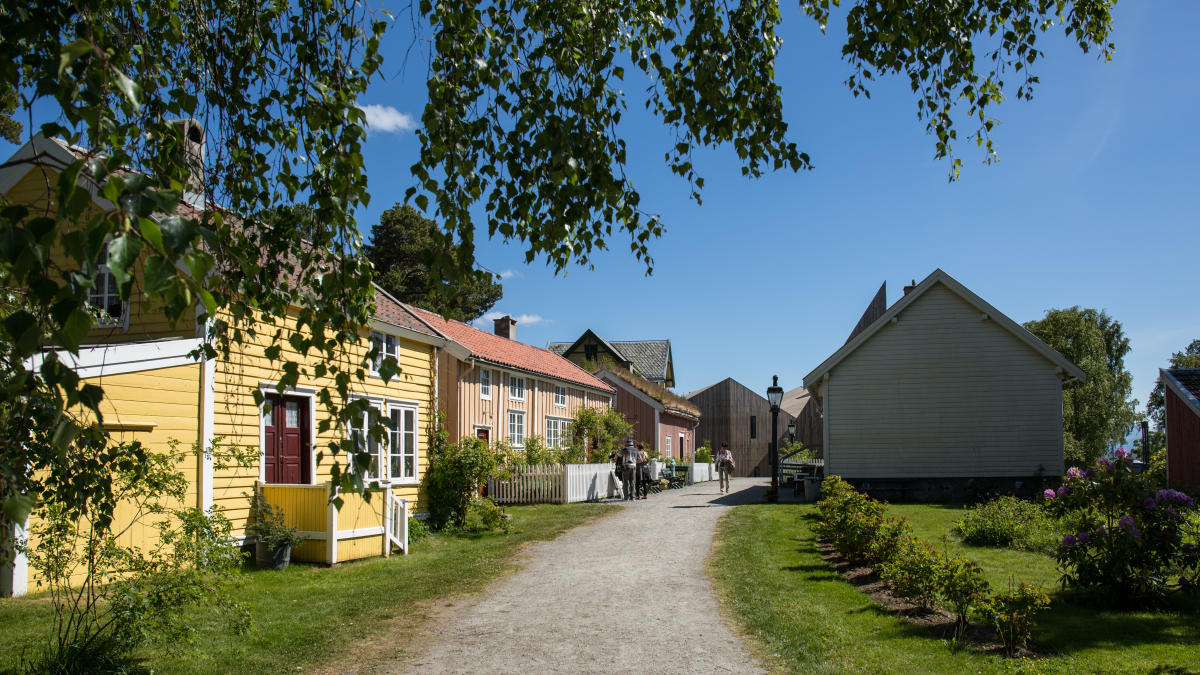 The town street at the Romsdal Museum