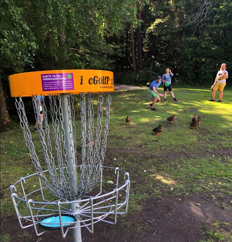 Vollen Disc Golf track Family Activities Vollen Norway
