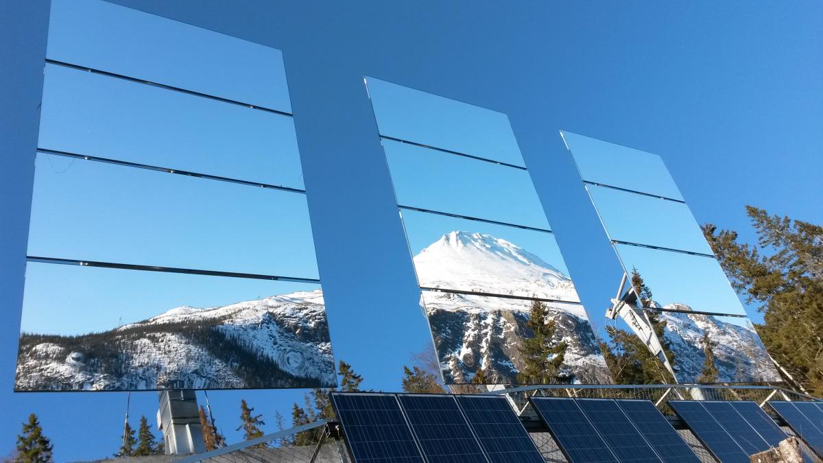 The Giant Sun Mirrors in Rjukan