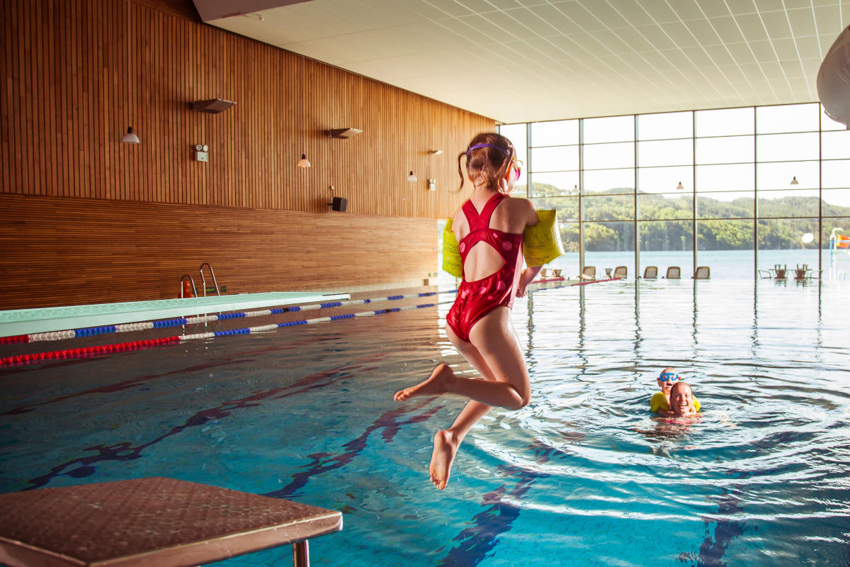 Sorlandsbadet Aqualand In Lyngdal Bathing Lyngdal Norway
