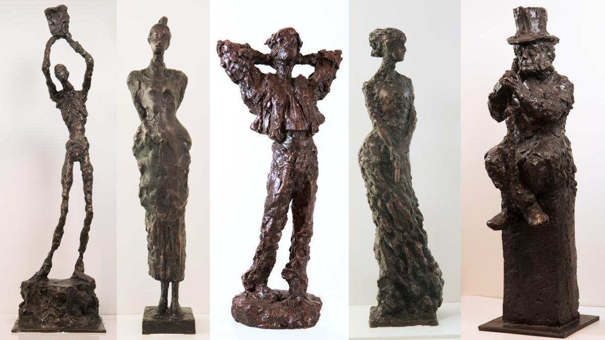 Sculptures convey literature Cultural Heritage Grimstad Norway