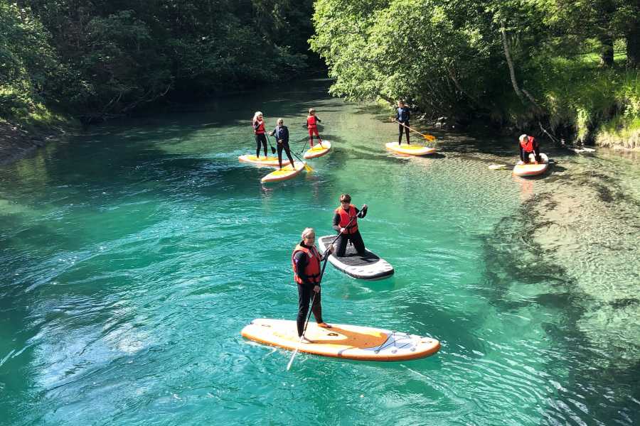 3hour stand up paddling (SUP) with guide on the river Istra in Romsdalen