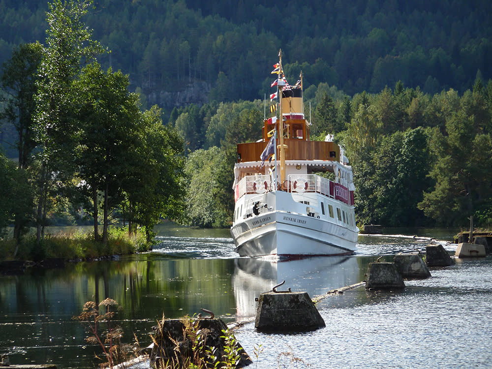 telemark canal boat trip