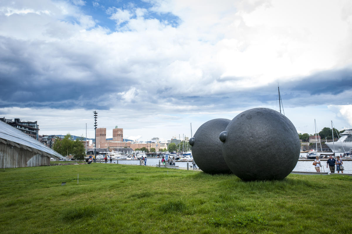 Tjuvholmen Sculpture Park Buildings & Monuments Oslo Norway