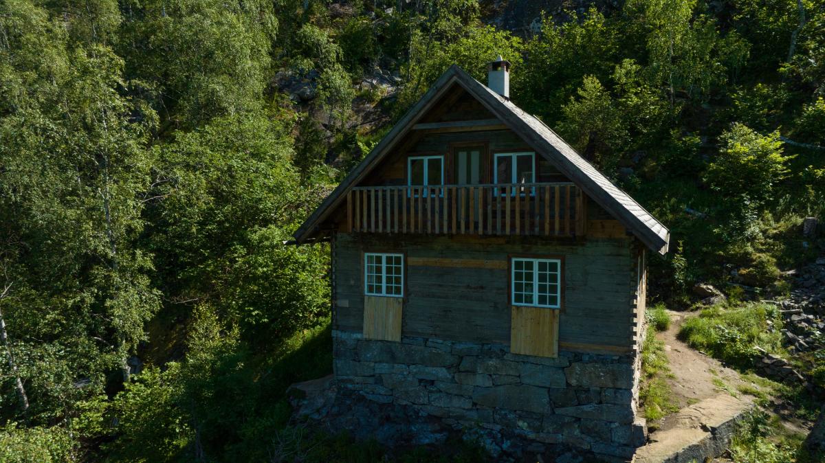 Østerike the site of Wittgensteins hut in Skjolden Buildings