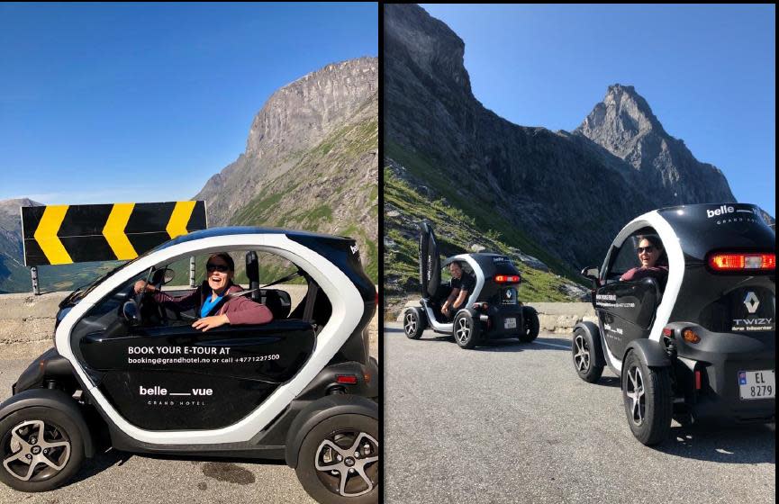 Ecar rental Grand Hotel Sightseeing Åndalsnes Norway Ecar rental Grand Hotel Sightseeing Åndalsnes Norway