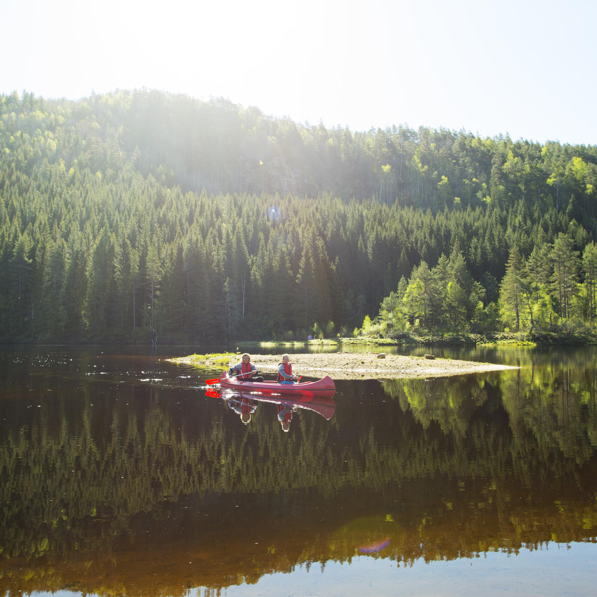 Canoeing on the Mandal River - Adventure Norway