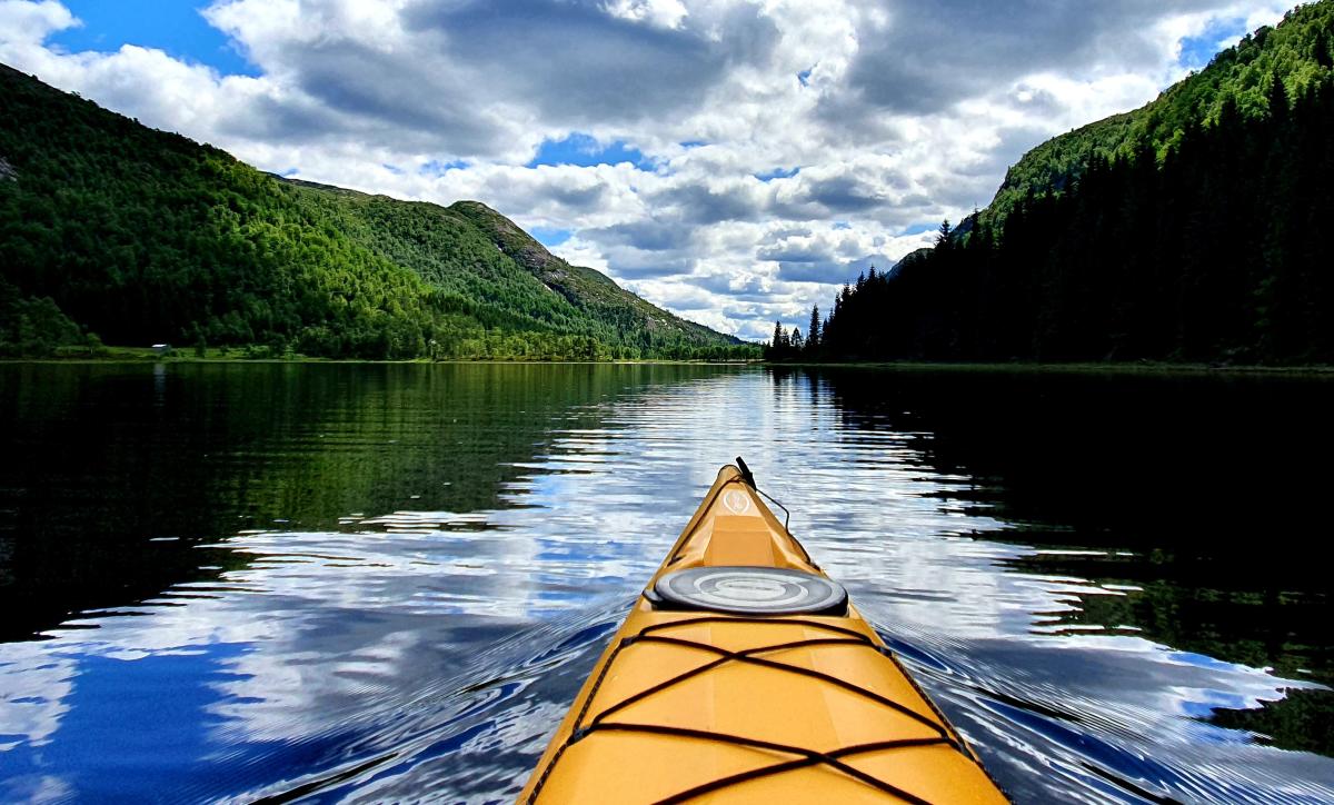 Paddling in Åseral