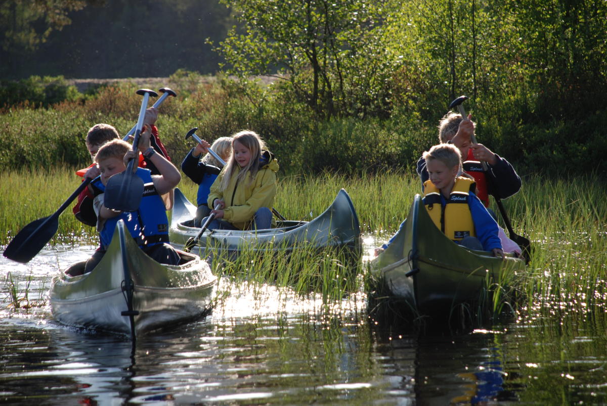 Canoe hire in Øydnavatn in Lyngdal Canoeing & Kayaking Byremo Norway