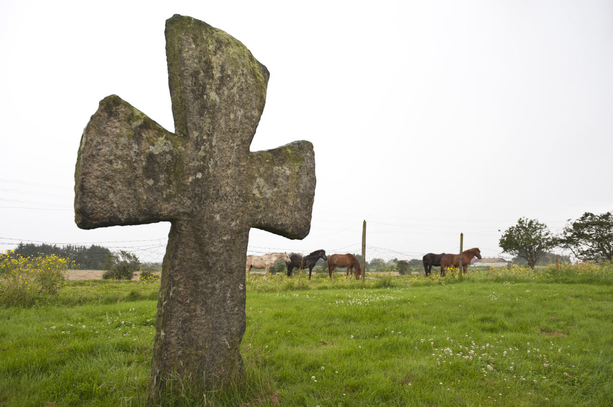 The stone crosses at Tjora
