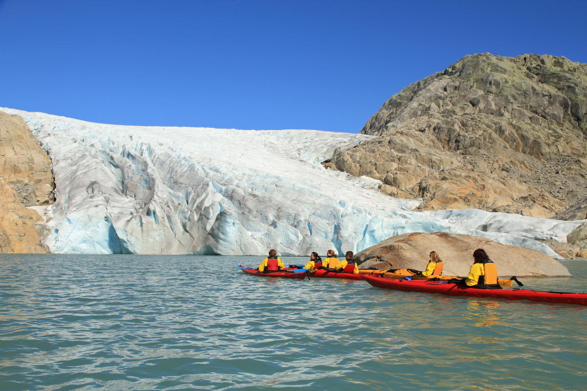 Glacier Kayak at Møsevatnet, Folgefonna