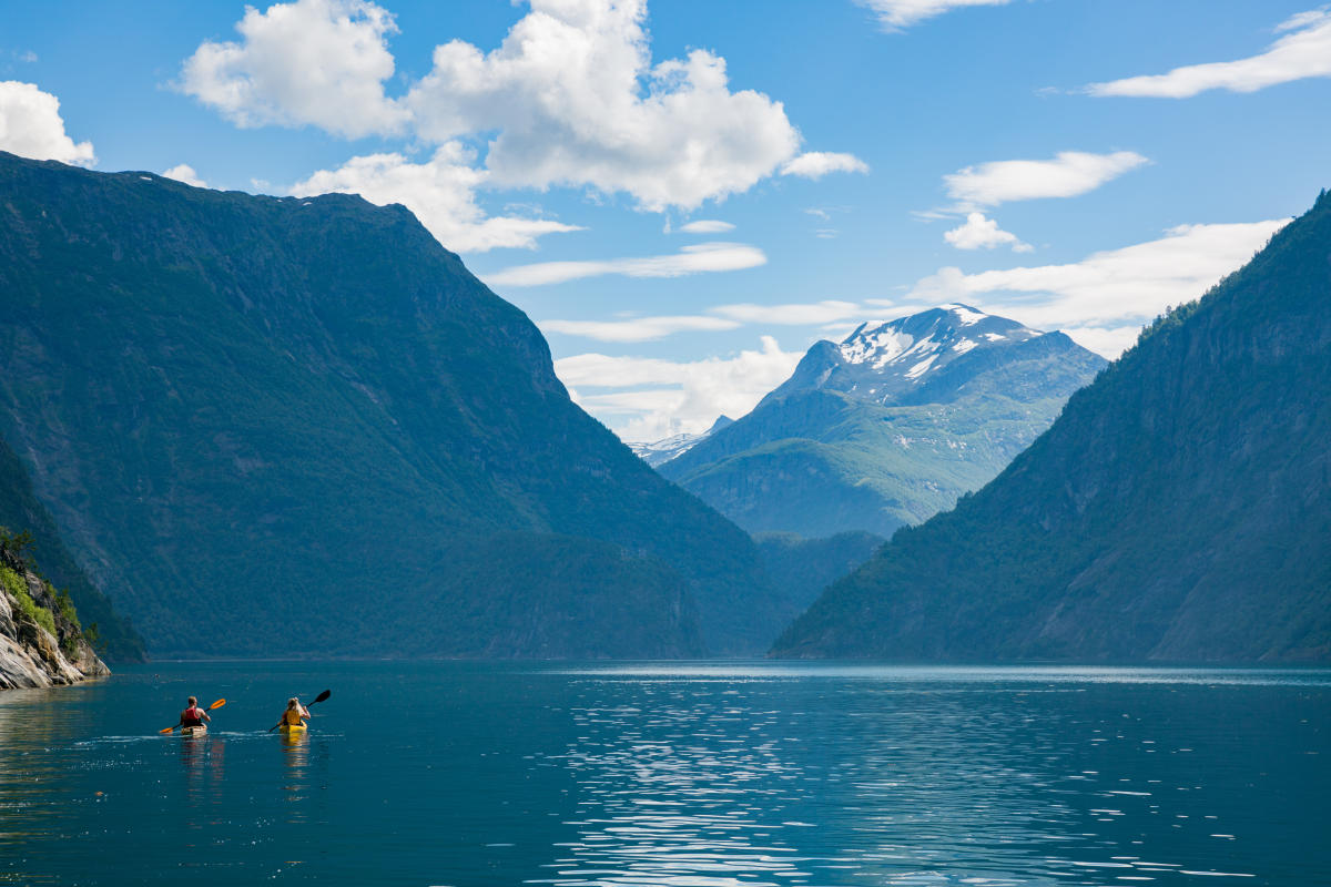 Fjord kayaking in Valldal - The Adventure Valley
