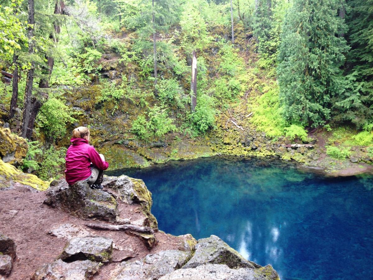 Tamolitch Falls Blue Pool